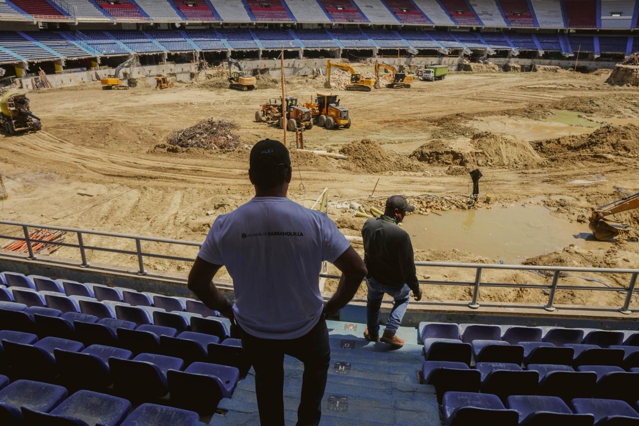 Inspecciones a las obras del Metropolitano. Foto: Alcaldía de Barranquilla
