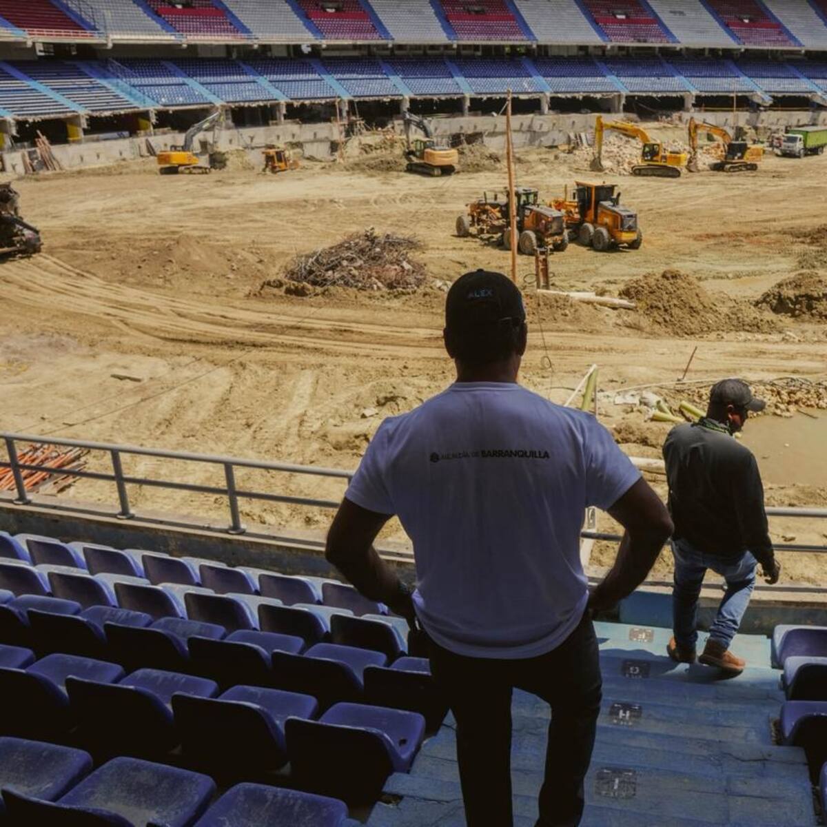 Se cumple un mes de la intervención del estadio Metropolitano: así avanzan las obras