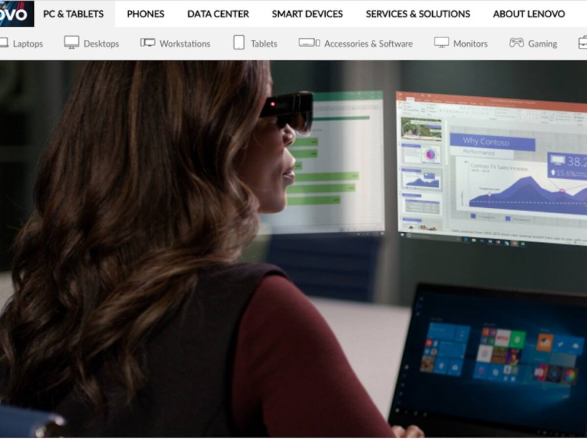 CES: Lenovo presenta gafas inteligentes para entornos empresariales