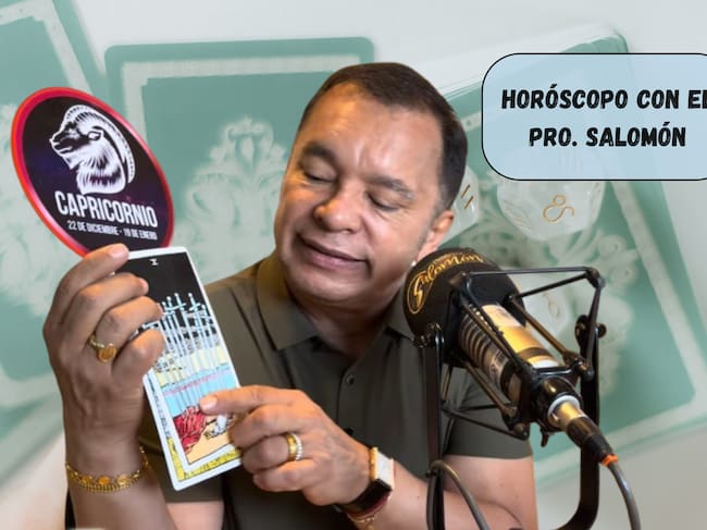 Él es el profesor Salomón, experto en la lectura del Horóscopo y el Tarot (Crédito: Profesor Salomón - Youtube) // De fondo: Imagen ilustrativa del tarot (Crédito: Olena Ruban)