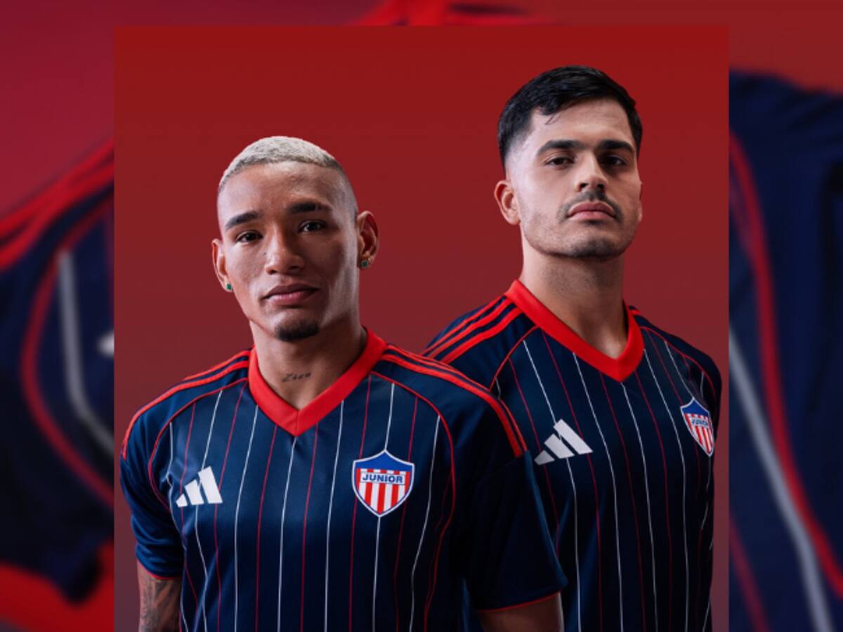 La nueva camiseta de visitante que tendrá el Junior de Barranquilla para la Copa Libertadores 2026