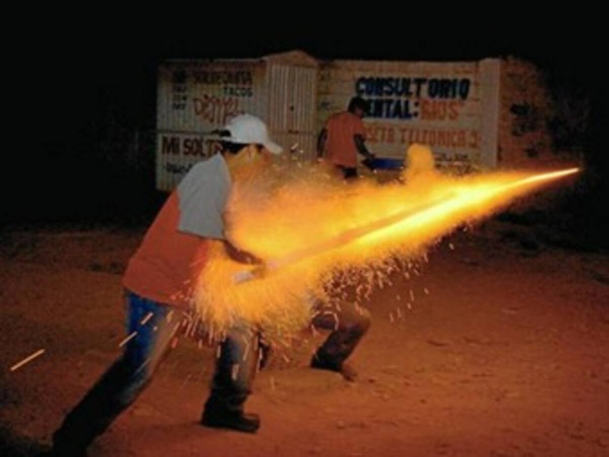 Ya van 14 quemados con pólvora en Antioquia