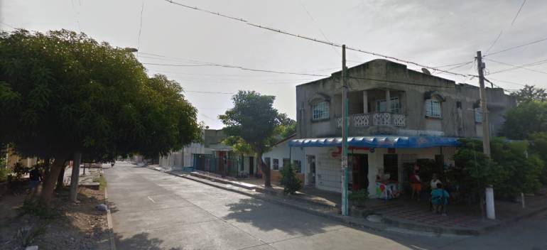 Esquina donde ocurrieron los hechos