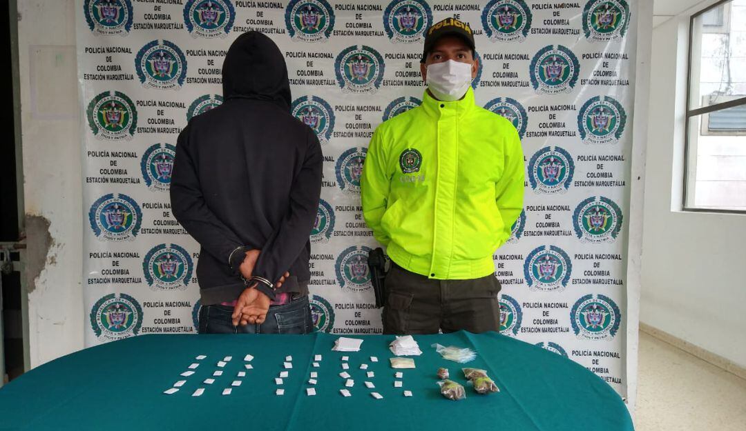 Capturado por presunto tráfico de estupefacientes