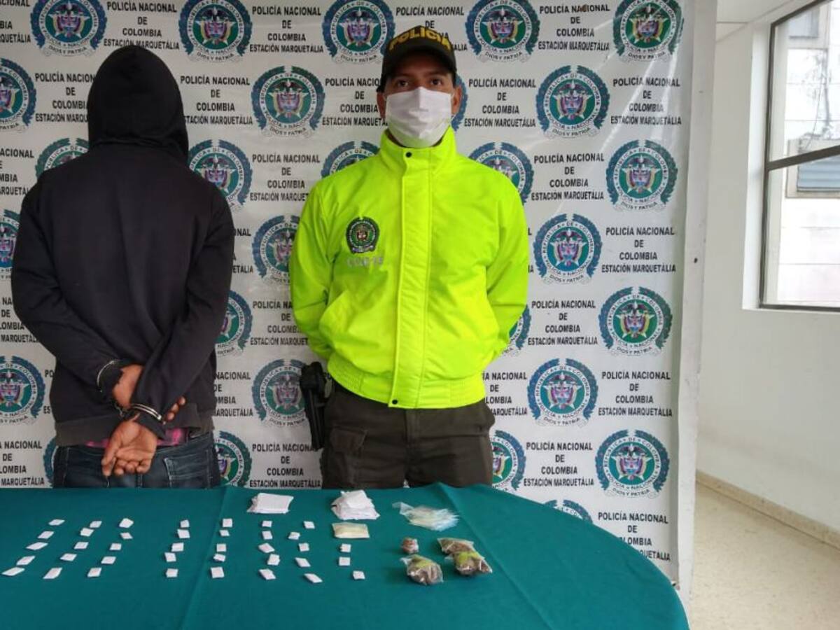 Capturan a un hombre con cerca de 200 dosis de estupefacientes