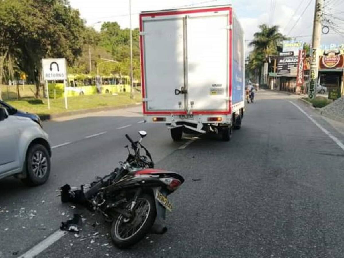 Falleció motociclista vía a Piedecuesta