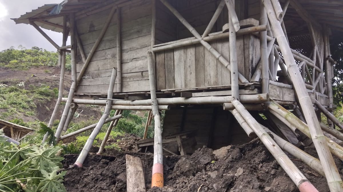 Puentes afectados y remociones en masa en Gámeza, Coper, Paya y Berbeo