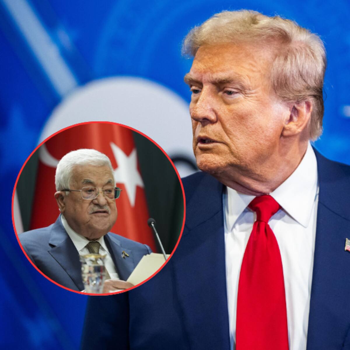 Trump se comprometió con el presidente de la Autoridad Palestina a ponerle fin a la guerra