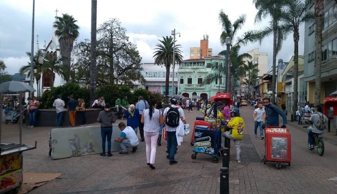 Parque Caldas en Manizales