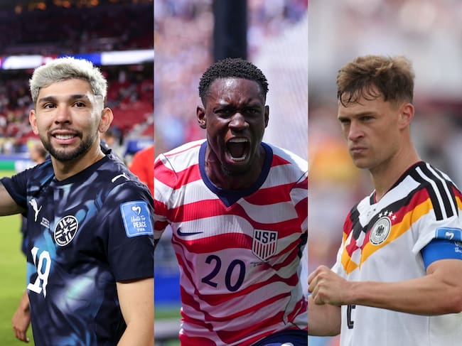 Julio Enciso, Folarin Balogun y Joshua Kimmich. Fotos: Getty Images.