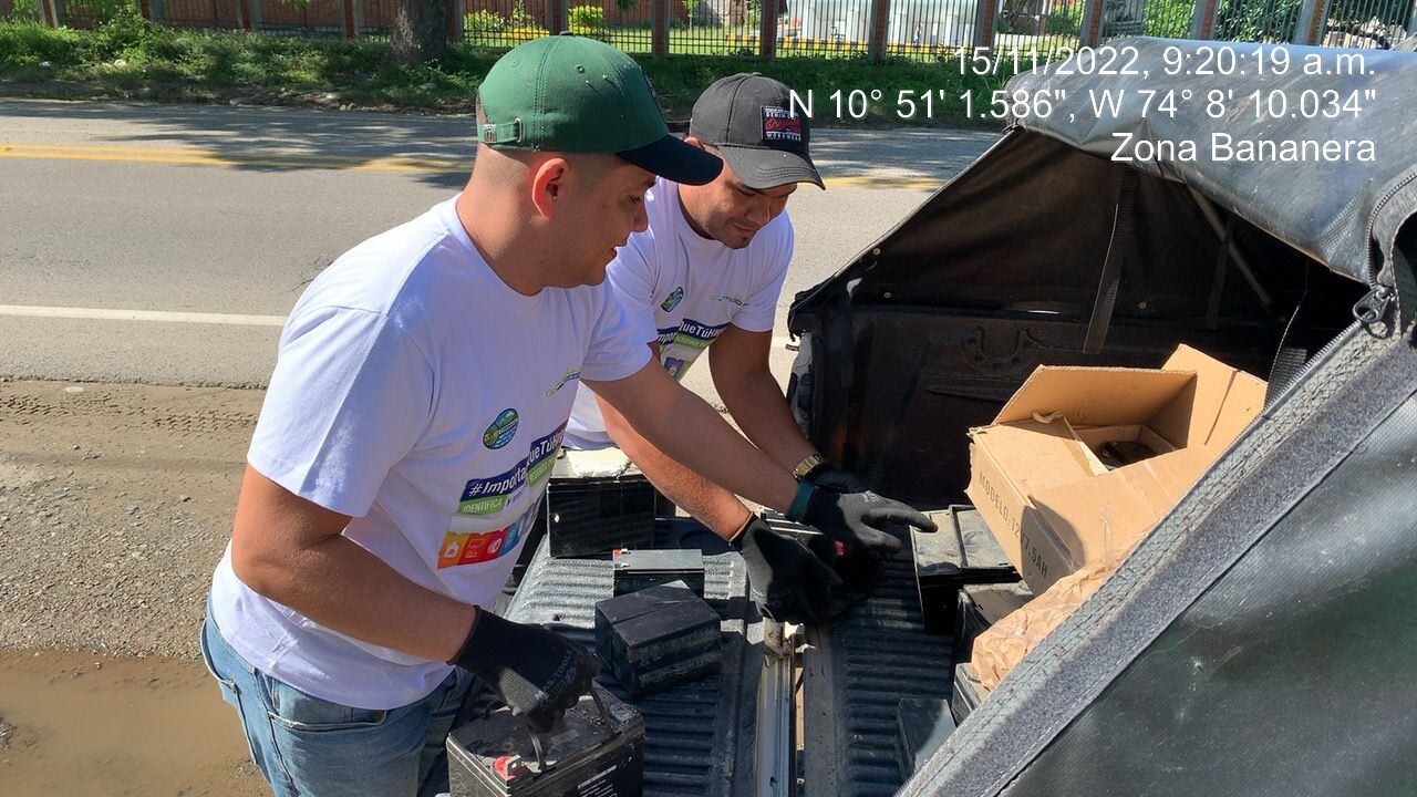 Jornada de recolección de residuos posconsumo