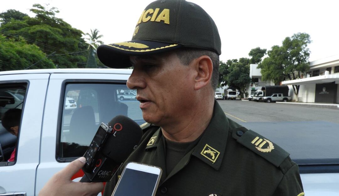 Coronel Francisco Gelvez subcomandante de la policía metropolitana de Cúcuta