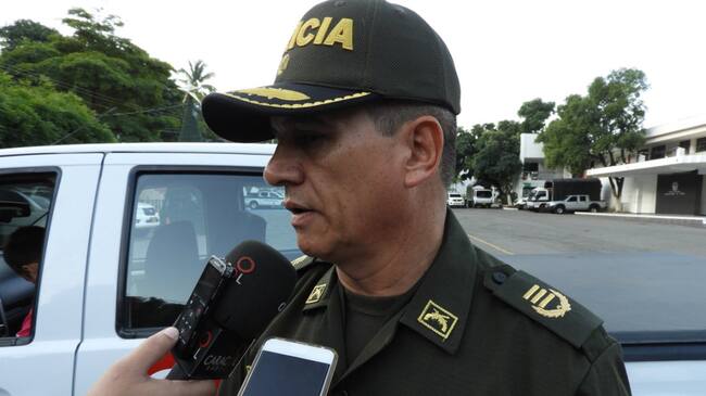 Coronel Francisco Gelvez subcomandante de la policía metropolitana de Cúcuta