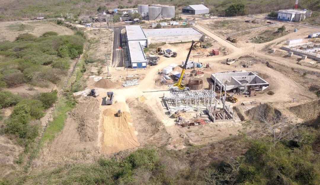 El proyecto se adelanta al este del corregimiento de Pasacaballos con una inversión de $5.500 millones.