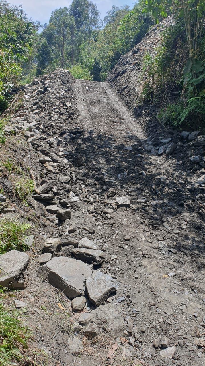 Habilitan vía Montebonito en Marulanda