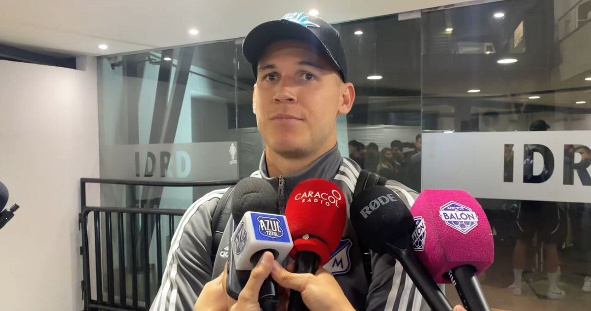 Juan Pablo Vargas, defensa de Millonarios / Caracol Radio.