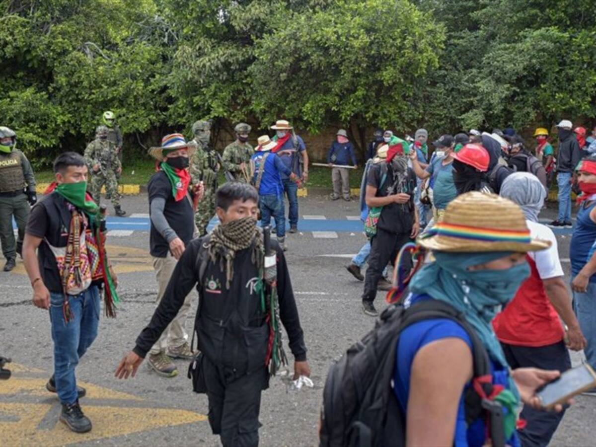 ¿Cuál es la situación de la minga indígena en Cali?