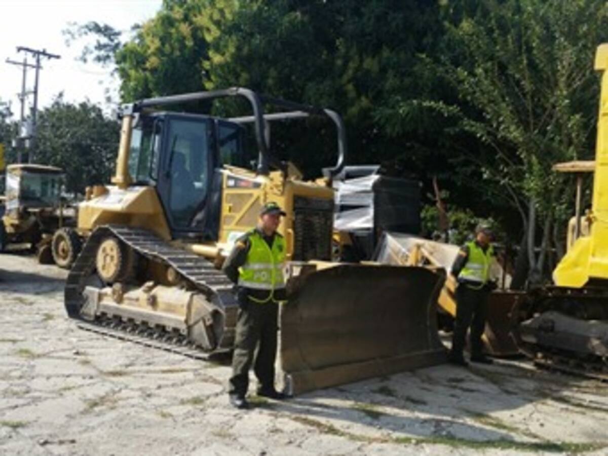 Policía de Cartagena realizó aprehensiones de maquinaria por 600 millones