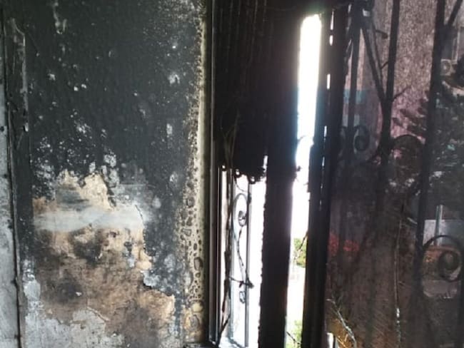Incendio causa afectación a una vivienda en Cartagena