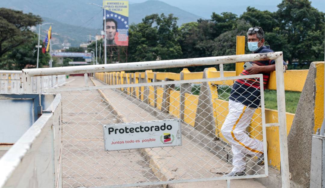 Paso fronterizo entre Norte de Santander (Colombia) y Táchira (Venezuela).                            Foto: Getty 
