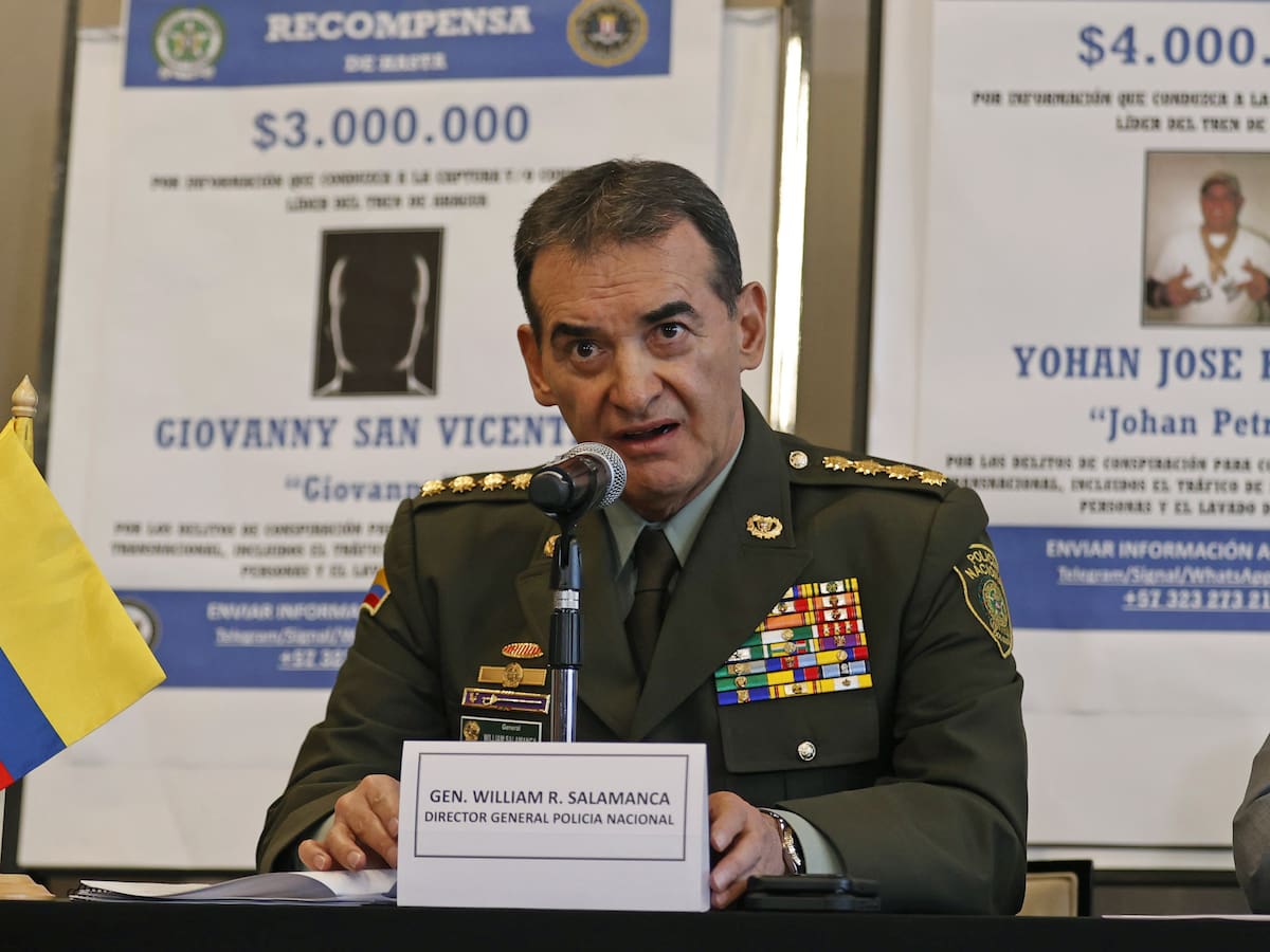 General William Salamanca anunció la captura de dos cabecillas del Clan del Golfo