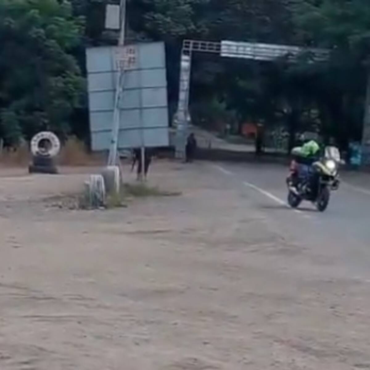 Activan petardo en la vía entre Curumaní y San Roque, Cesar
