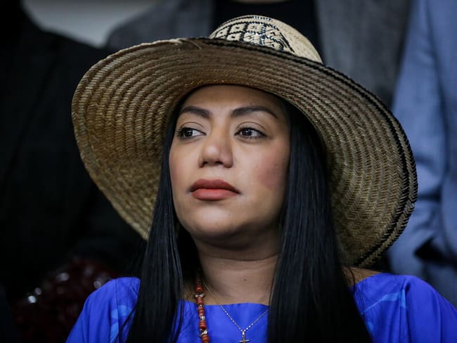 Martha Peralta Epieyú, presidenta del Movimiento Alternativo Indígena y Social (MAIS). Foto: Colprensa.