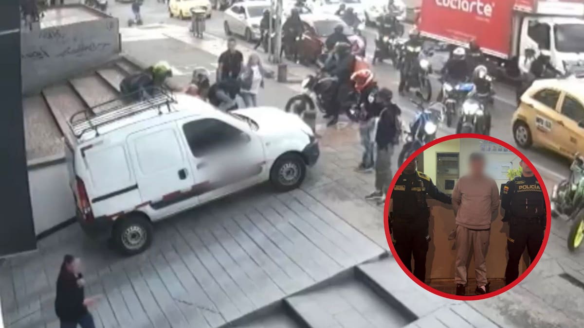 Capturan a hombre que fue sorprendido mientras robaba herramientas de una camioneta en Teusaquillo