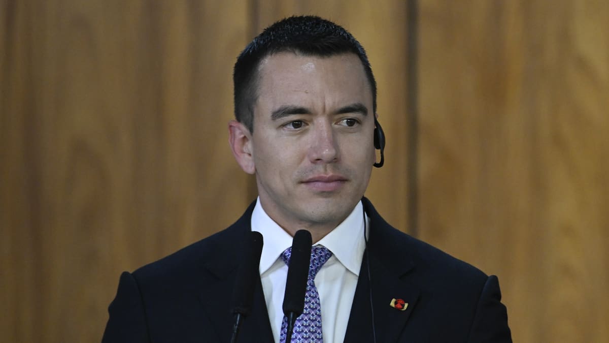 Daniel Noboa rechaza narrativa de “presos políticos” en medio de tensión por caso Glas