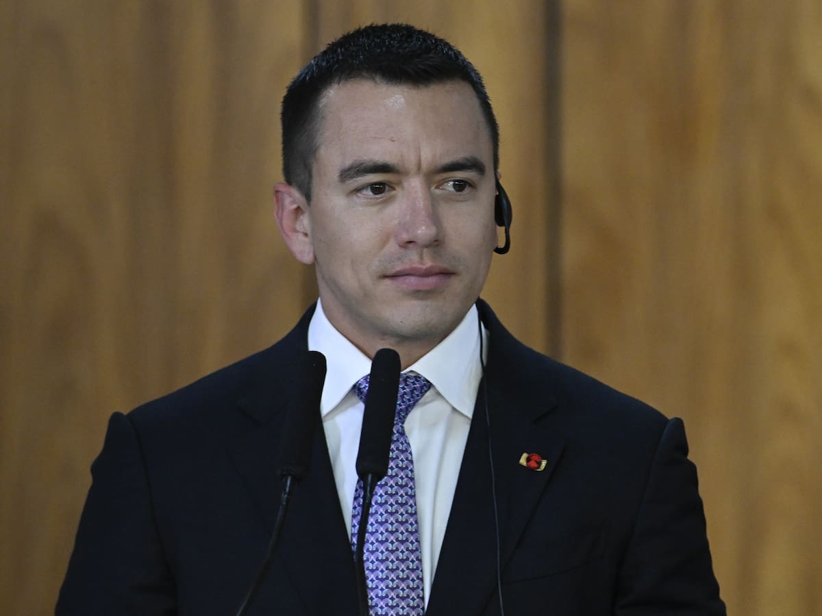 Daniel Noboa llegó a Cali para acompañar a De la Espriella en su posesión presidencial