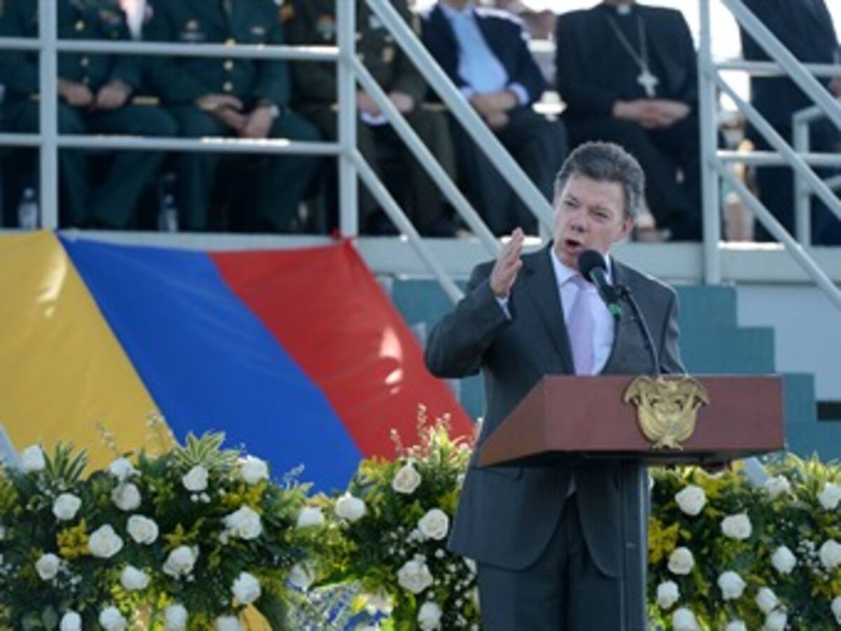 Santos descarta Asamblea Constituyente que solicitan las Farc y pide entrega de armas