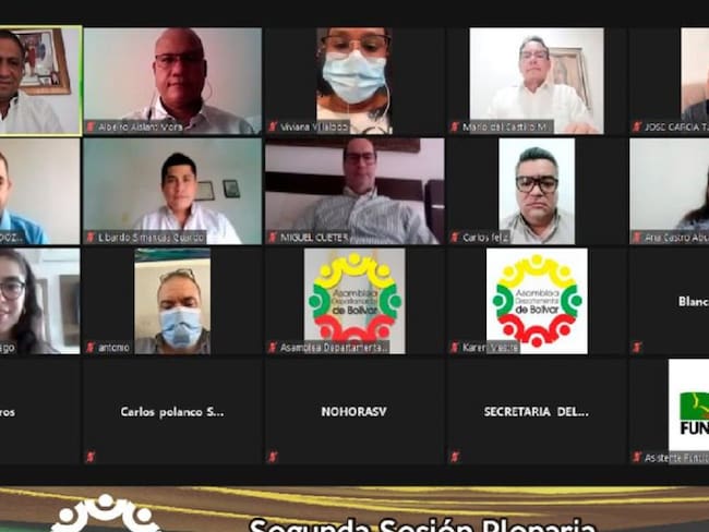 Sesiones virtuales de la Asamblea de Bolívar