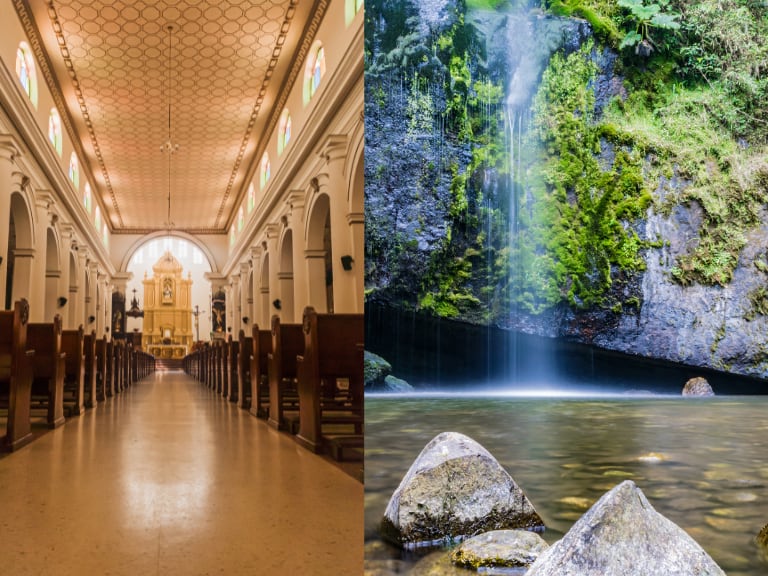 Interior de iglesia del municipio de Cundinamarca destacado por ser el más lindo del departamento (Getty Images)