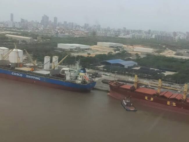 Zona portuaria de Barranquilla