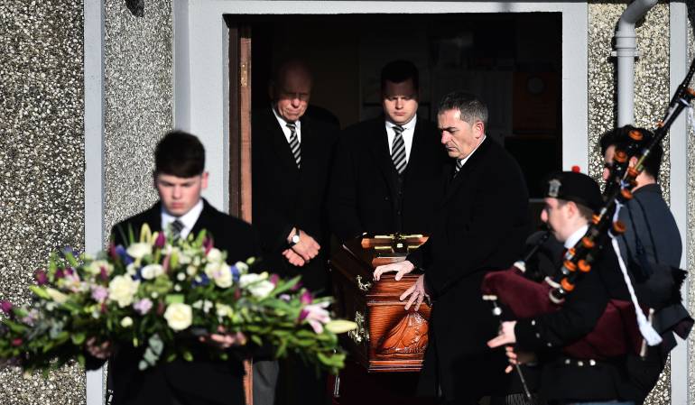 Entierro de Dolores O'Riordan  