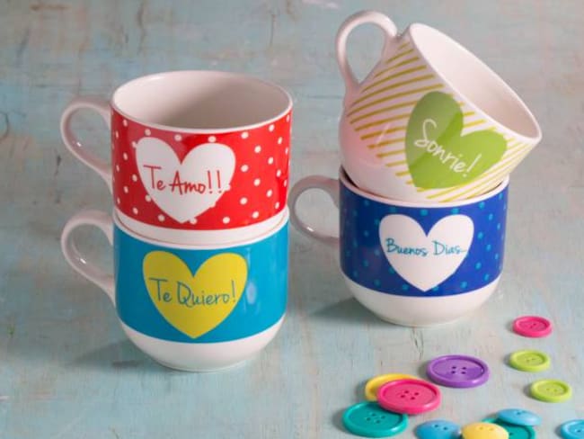 Un regalo sencillo para demostrar la mejor cara en el mes de Amor y Amistad: Mugs