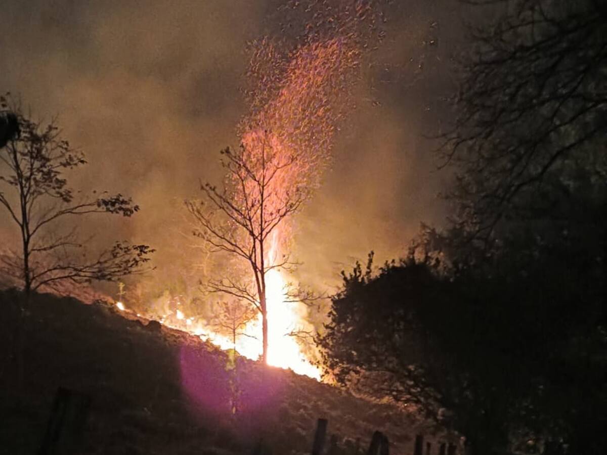 En Santander 15 municipios están en alerta roja por probabilidad de incendios forestales