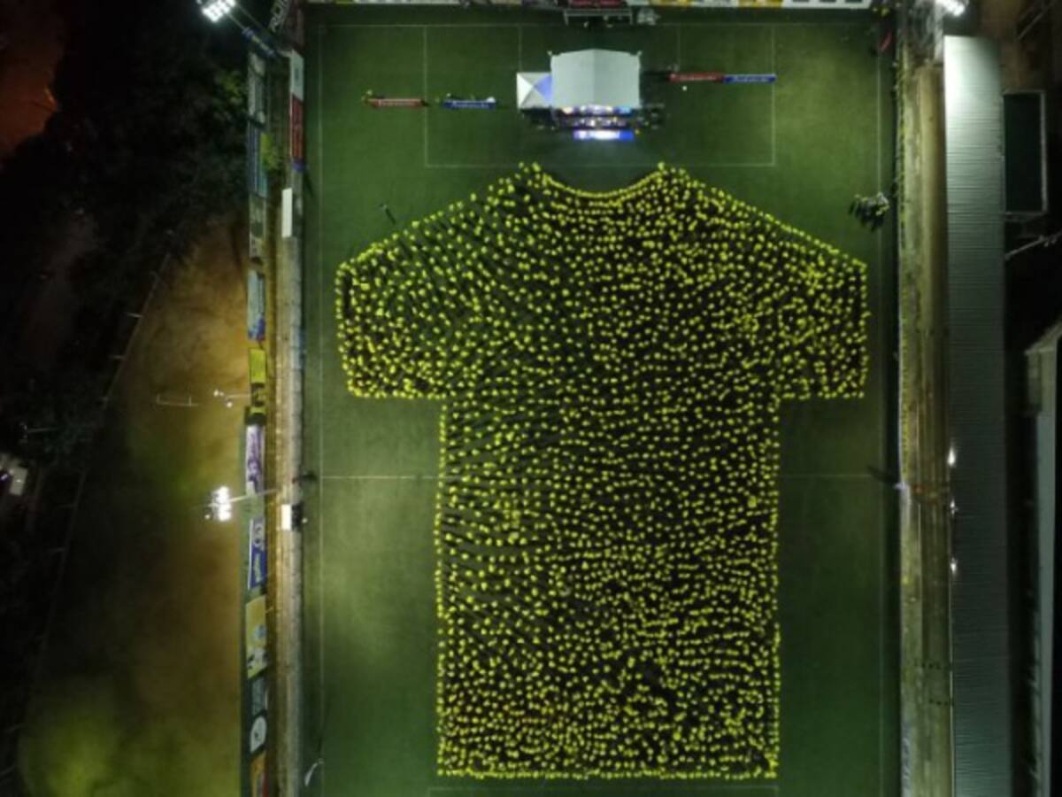 El récord Guinness con la camiseta del Atlético Bucaramanga