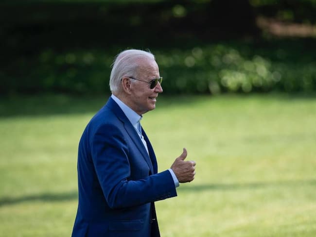 El presidente Biden dio negativo para COVID-19 y terminará aislamiento Foto: Getty
