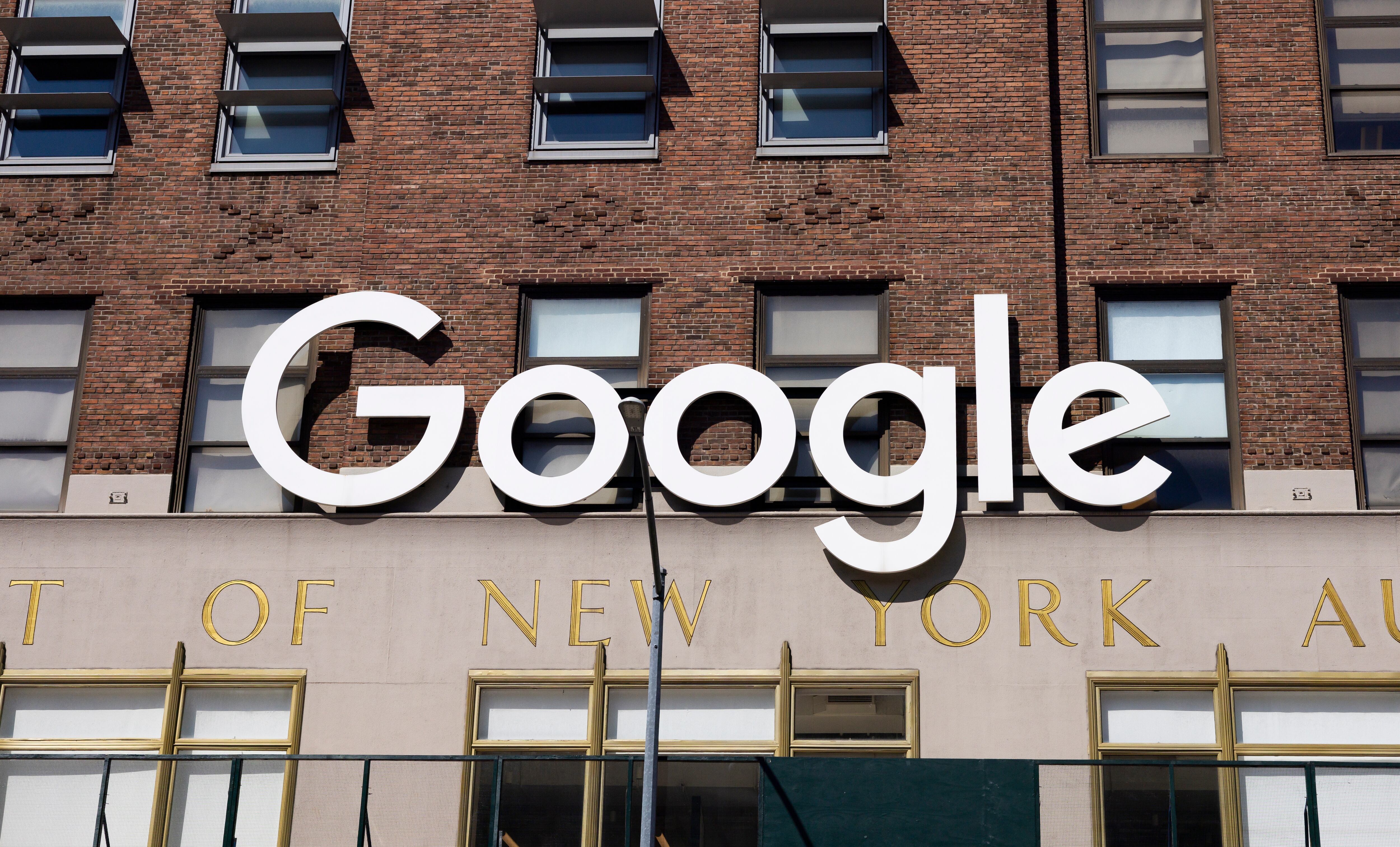 New York (United States), 12/09/2023.- A view of Google offices in New York, New York, USA, 12 September 2023. The United States Department of Justice, along with a number of states, has sued Google over allegations that the company has used it massive influence to limit competition in the search engine market. The trial, which starts this week, is the first monopoly trial in over 20 years. (Estados Unidos, Nueva York) EFE/EPA/JUSTIN LANE
