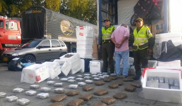 En el último año la policía del Quindío decomisó 3 toneladas de marihuana.