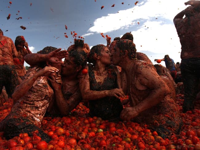 La Gran Tomatina de Sutamarchán se ha convertido en uno de los eventos más importantes de la región.