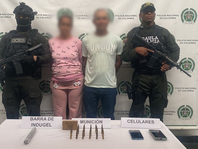 Capturado alias "Zarro", cabecilla del Clan del Golfo en el Occidente de Antioquia. Foto: Policía Antioquia.