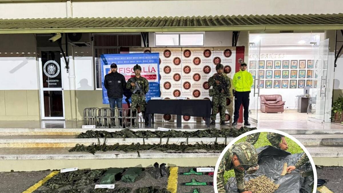 Ejército incautó material de guerra perteneciente al Clan del Golfo en Risaralda