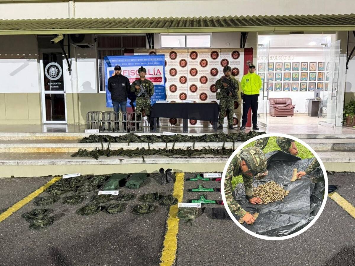 Ejército incautó material de guerra perteneciente al Clan del Golfo en Risaralda