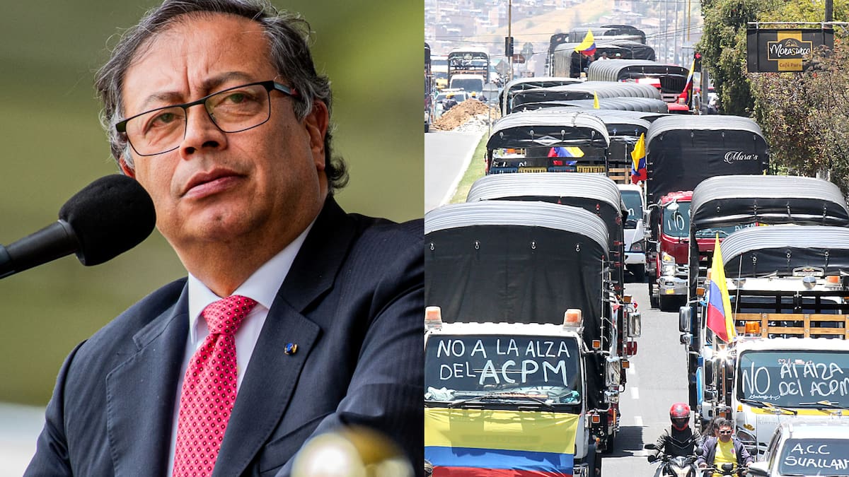 Petro anuncia investigación a más de mil empresas de transporte en medio de paro camionero