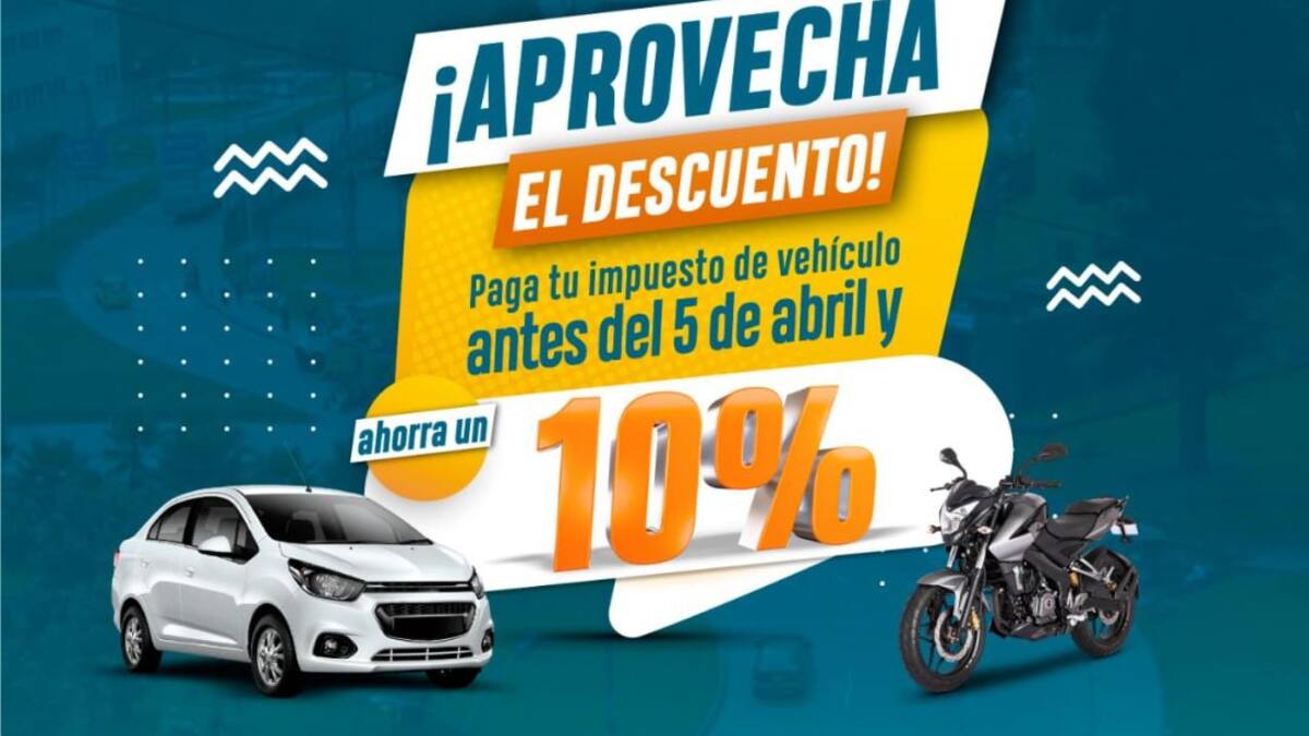 En Caldas impuesto de vehículo podrá pagarse con el 10% hasta el 5 de abril
