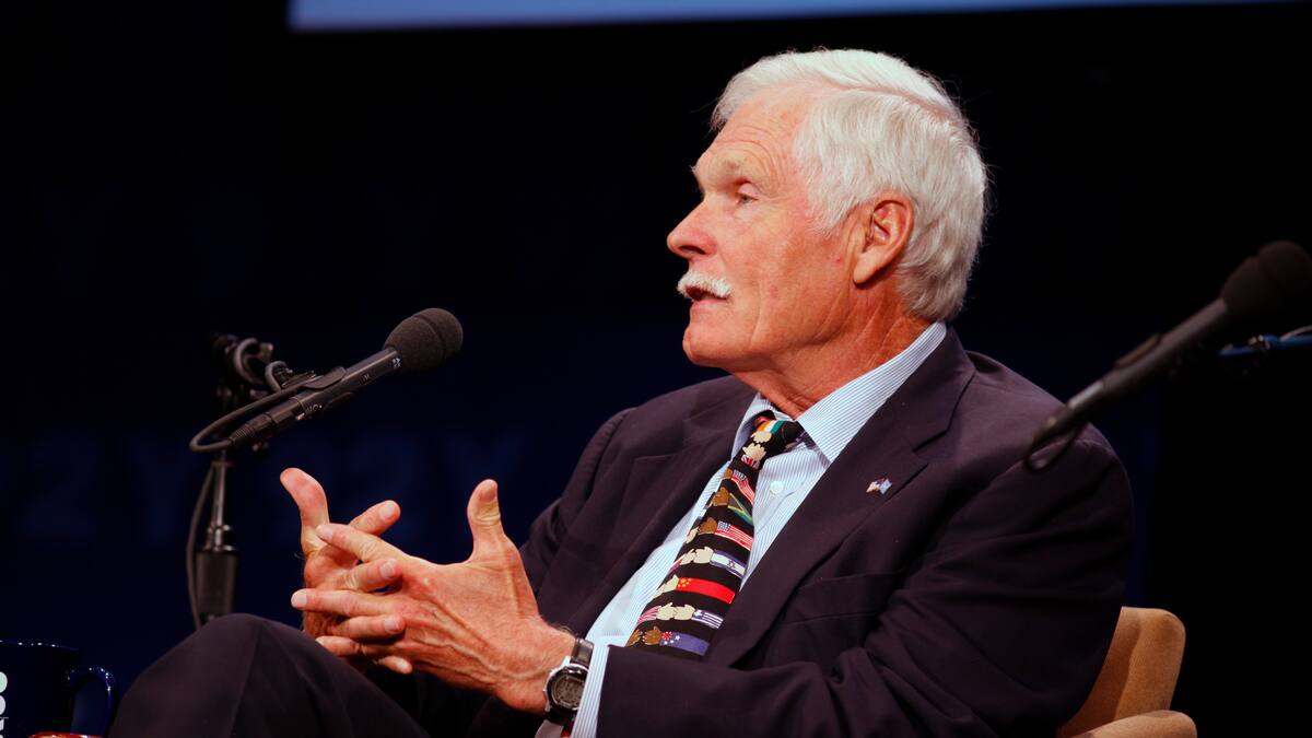 Murió Ted Turner, fundador de CNN, a los 87 años