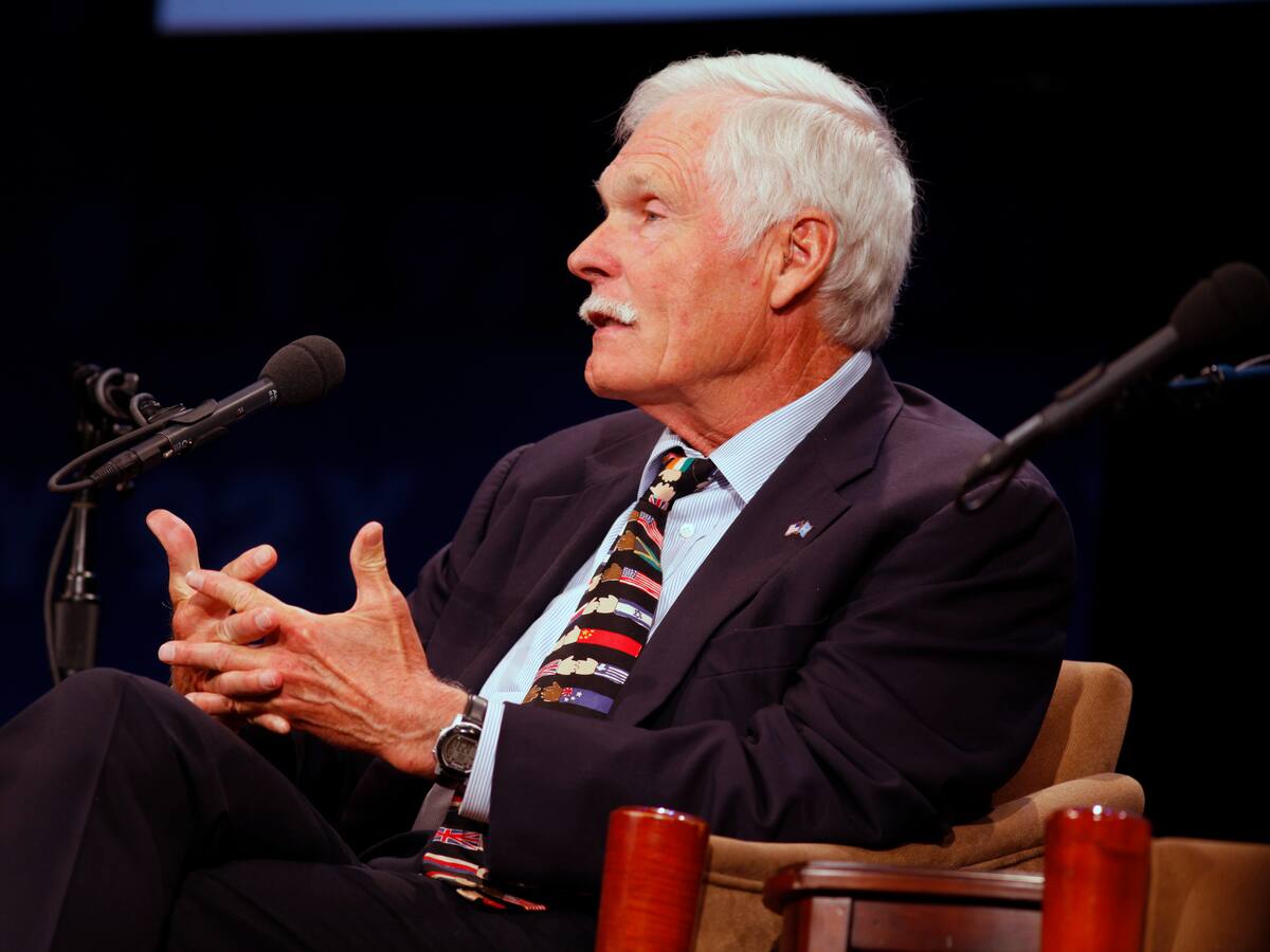Murió Ted Turner, fundador de CNN, a los 87 años