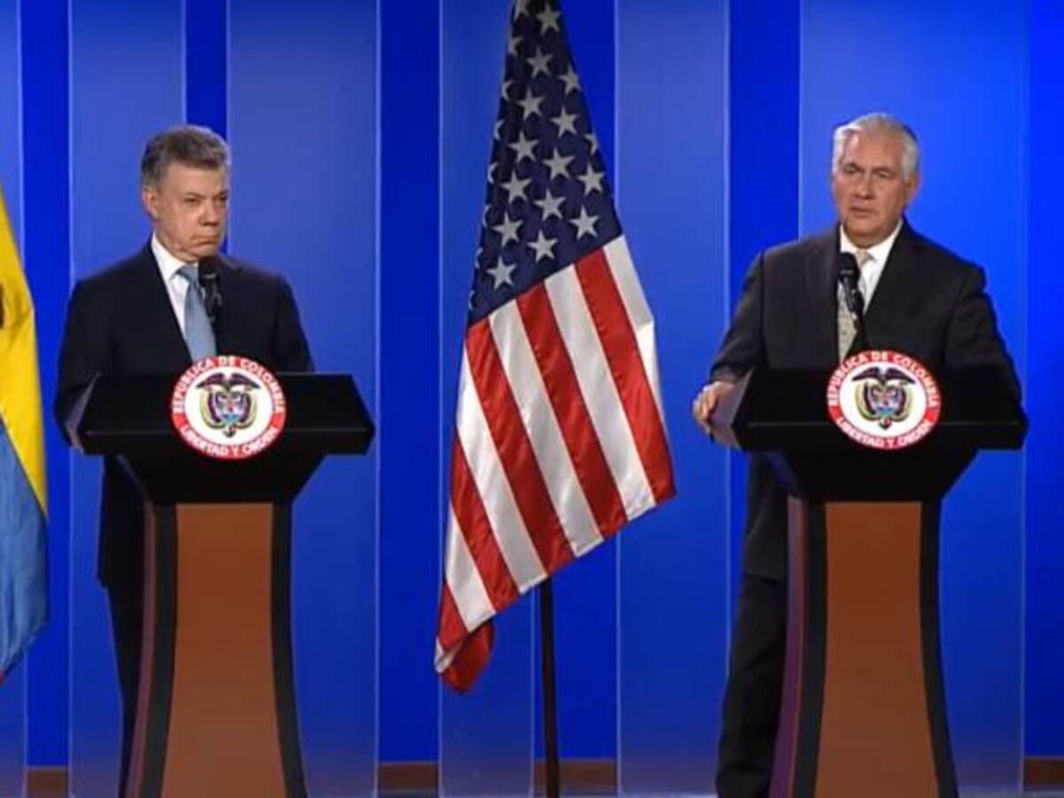 EE.UU. seguirá ayudando a Colombia en lucha contra narcotráfico